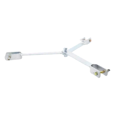 Brida de Sujeción para Retenida / Compatible Torre STZ45 / Acero Galvanizado Electrolítico / Tornillería Grado 5