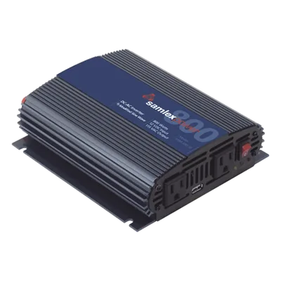 Inversor CD-CA / 800 W / 12 Vcc Entrada / 115 Vca 60 Hz Salida / Onda Sinusoidal Modificada