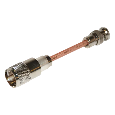 Cable RG142, con conectores BNC Macho /UHF (PL-259) Macho.