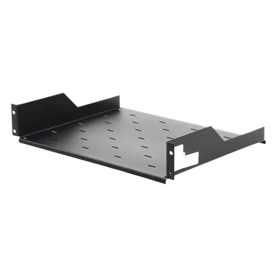 Charola para Rack / 19" / 2UR / Profundidad 34.2 cm (13.5 in) / Carga 20 kg / Lámina Calibre 16