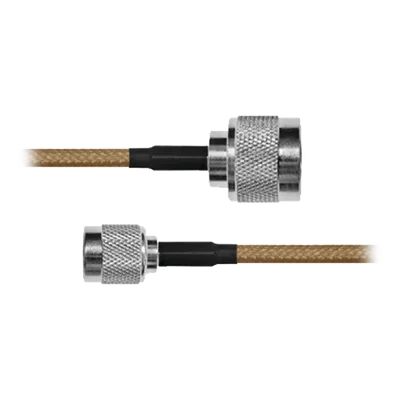 Cable RG-142/U, con conectores N Macho / TNC Macho de 60 cm.