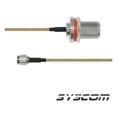 Cable RG316, con conectores N HEMBRA/SMA.