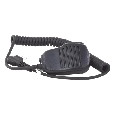 Micrófono-Bocina Remoto / PTT Integrado / Jack 3.5 mm / Cable 10" (25.4 cm) / Clip 360° / Compatible Motorola y Kenwood VOX