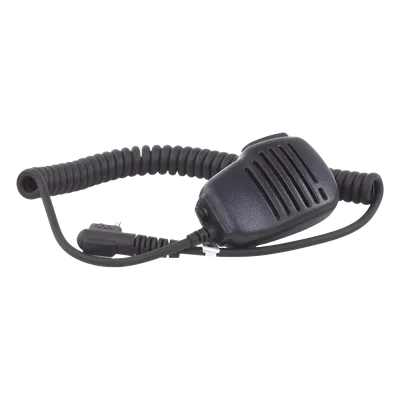 Micrófono-Bocina Remoto / PTT Integrado / Jack 3.5 mm / Cable 10" (25.4 cm) / Clip 360° / Compatible Motorola y Kenwood VOX