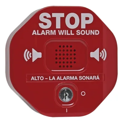 Alarma de Puerta Multifunción / Sirena 95/105 dB / Alimentación Dual 9V y 12-24 VCD / Detección de Apertura 30 s / Carcasa de Policarbonato