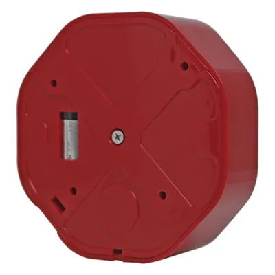 Alarma de Puerta Multifunción / Sirena 95/105 dB / Alimentación Dual 9V y 12-24 VCD / Detección de Apertura 30 s / Carcasa de Policarbonato