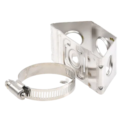 Adaptador de Sujetadores de Presión / Acero Inoxidable / Tubo 1 a 2 (25.4 a 50.8 mm) / Agujero Pasante 3/4' / Paquete 10 Piezas