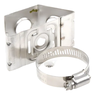 Adaptador de Sujetadores de Presión / Acero Inoxidable / Tubo 1 a 2 (25.4 a 50.8 mm) / Agujero Pasante 3/4' / Paquete 10 Piezas