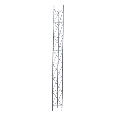 Tramo de Torre Arriostrada / 3 m (9.8 ft) x 30 cm / Galvanizado por Inmersión / Resistencia Viento 200 km/h / Carga 200 kg / Acero A-36 / Zonas Húmedas