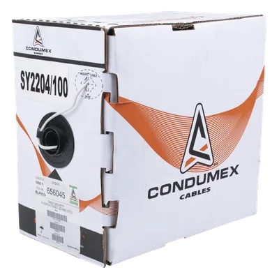 Bobina de Cable / 1000 Pies (305 m) / 4 x 22 AWG / Cobre Multifilar / PVC Retardante a la Flama / UL 13 / Interior / Blanco