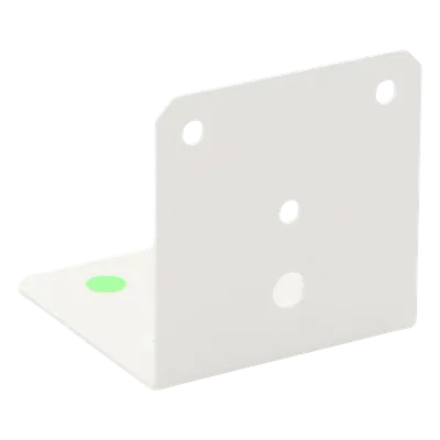 Montaje Tipo L para Antena Móvil / Acero con Pintura Horneada / Perforación 3/4" / 77 x 77 mm / 0.13 kg