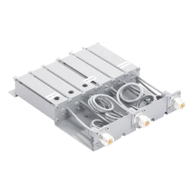 Duplexer / 6 Cavidades VHF / 148-160 MHz / 50 W / 5 MHz Separación / 80 dB Aislamiento / Conector N Hembra