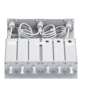 Duplexer / 6 Cavidades VHF / 148-160 MHz / 50 W / 5 MHz Separación / 80 dB Aislamiento / Conector N Hembra