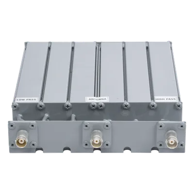 --Descontinuado--Duplexer SYSCOM para 470-490 MHz, 6 Cavidades, con BNC Hembras.