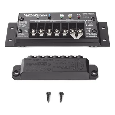 Controlador de Carga Solar PWM / 20 A / 12 VCC / Encapsulado Epóxico / Clase 1 Div 2 / Compensación de Temperatura