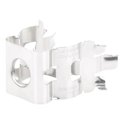 Sujetador de Presión / Cable Heliax 7/8" / Acero Inoxidable / Snap-In / Paquete 10 pzas / -40°C a +85°C