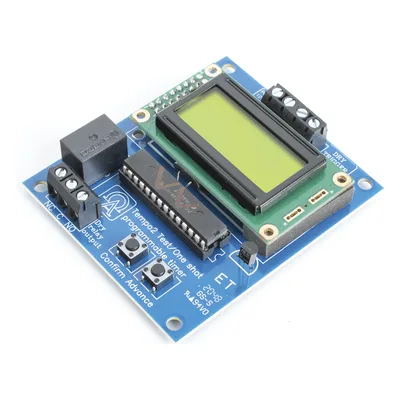 Temporizador 2 Etapas / 12-24 VAC/VDC / LCD Programable / Relé Tipo C 2A / 1 Seg-24 Hrs