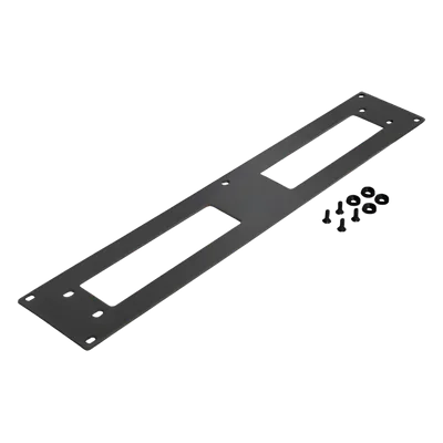 Tapa Frontal para Repetidor / Aluminio Calibre 11 / 2U Rack / Interior / Radios Series 102 y 302