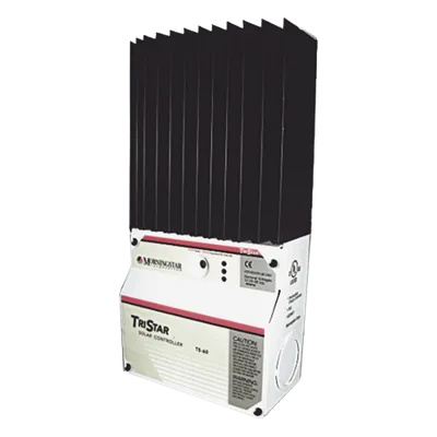 Controlador de Carga Solar PWM / 45 A / 12V 24V 48V / Puerto RS-232 / Hasta 4 kW / 7 Preajustes / Operación hasta 60°C / 13.1 ft² Disipador