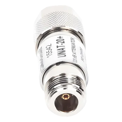 Atenuador en Línea / 20 dB ±0.3 dB / 0.5 W / DC-6 GHz / Conectores N Macho-Hembra / 50 Ω