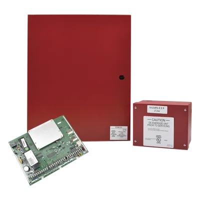 Panel de control híbrido / Incendio e intrusión / 8 zonas cableadas a 250 zonas / V-Plex y receptor inalámbrico 5800 / 8 particiones
