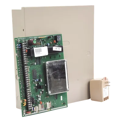 Panel de Control de Alarma / 9 Zonas Cableadas / Expansible a 87 Zonas / 8 Particiones / 75 Códigos de Usuario / Compatible Serie 5800