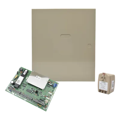 Panel de Control de Alarma / 9 Zonas Cableadas / Expansible a 87 Zonas / 8 Particiones / 75 Códigos de Usuario / Compatible Serie 5800