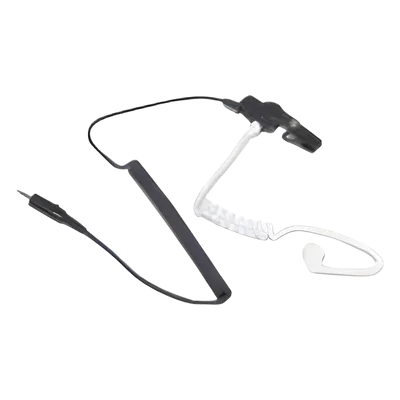 Audífono de tubo acústico / Conector 2.5 mm / Diseño ergonómico / Clip de sujeción