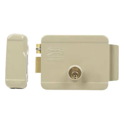 Cerradura Eléctrica / Doble Cerrojo / 12 VCC/VCA / Activación por Pulso 2 s / Izquierda / Exterior