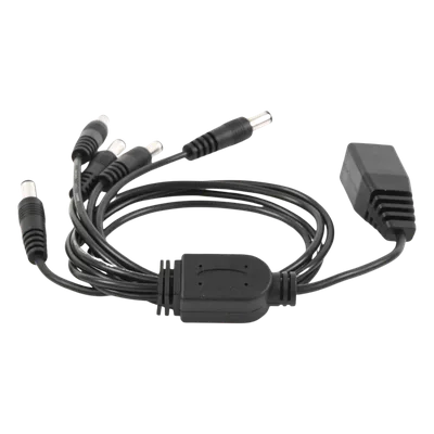 Cable de Distribución de Alimentación / 5 Vías / 4 Cámaras TurboHD / 12 VCC / 500 mA por Canal / Conector Plug 2.5'