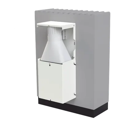 Gabinete para Resguardo de Sirena de 30 W (SF581A o SF581L No incluida). Sin Placa para tamper.