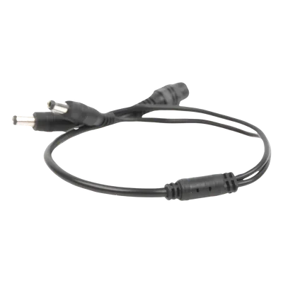 Cable Splitter DC / 5.5x2.1 mm Hembra a 2 Macho / 22 AWG / 24 AWG / 5A a 12 VCC / 19 cm