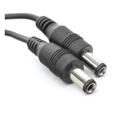 Cable Splitter DC / 5.5x2.1 mm Hembra a 2 Macho / 22 AWG / 24 AWG / 5A a 12 VCC / 19 cm