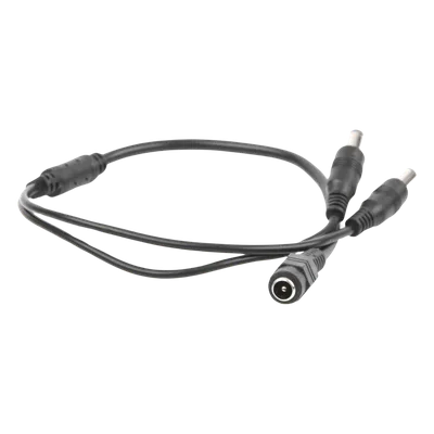 Cable Splitter DC / 5.5x2.1 mm Hembra a 2 Macho / 22 AWG / 24 AWG / 5A a 12 VCC / 19 cm