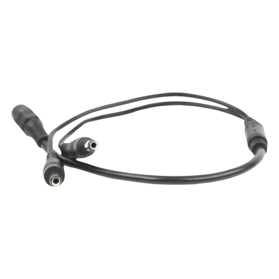 Cable Splitter DC / 5.5x2.1 mm Hembra a 2 Macho / 22 AWG / 24 AWG / 5A a 12 VCC / 19 cm