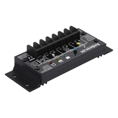 Controlador de Carga Solar PWM / 20 A / 24 VCC / Encapsulado Epóxico / Clase 1 Div 2 / Compensación de Temperatura