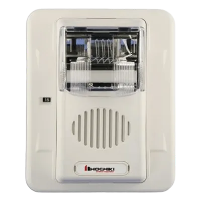 Sirena Estrobo / 12 Vcd / Multi-Candela 15-75 cd / Montaje en Pared / 5"x4.5"x2.5" / UL 464 y UL 1971