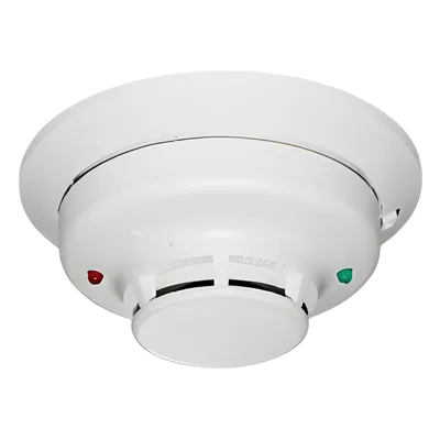 Detector Fotoeléctrico de Humo / 2 Hilos Bifilar / LED Bicolor / Compensación Automática / UL268