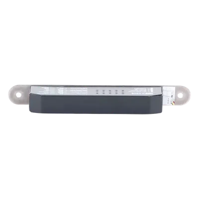 Cerradura de Perno Eléctrica / Diseño Estrecho para Perfiles Delgados / Temporizador 10 s / Buzzer y LED Bicolor / 12-24 VDC / Sensor de Estado de Puerta