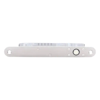 Cerradura de Perno Eléctrica / Diseño Estrecho para Perfiles Delgados / Temporizador 10 s / Buzzer y LED Bicolor / 12-24 VDC / Sensor de Estado de Puerta