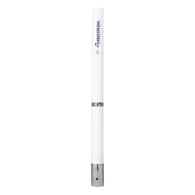 Antena Marina HF / 2-30 MHz / 1 kW SSB / Fibra de Vidrio / 2 Secciones / Resonancia 10.8 MHz / Requiere Sintonizador
