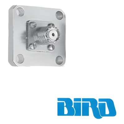 Conector Mini UHF / Hembra QC Sin Soldar / Montaje 4 Perforaciones 18 mm / Cuerpo Niquelado