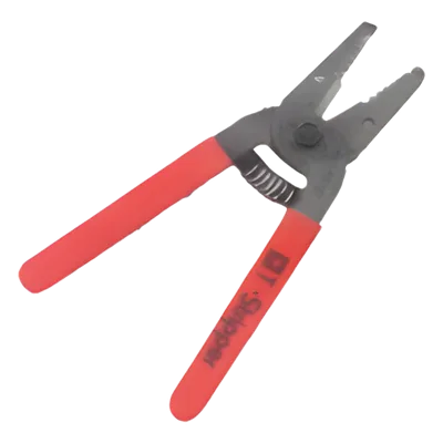 Pinza pelacable de acción rápida y suave. Calibre 16 a 26 con 6" (15.3 cm) de largo.