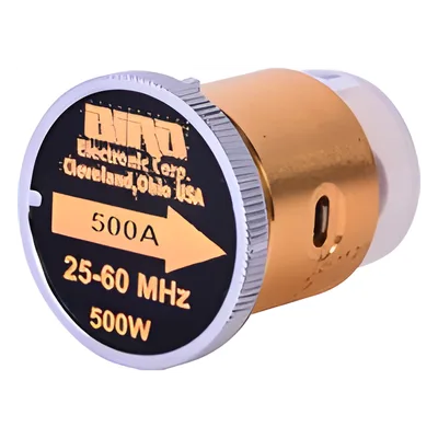 Elemento de Medición en Línea / 500 Watt / 25 a 60 MHz / Conectores N Hembra / 7/8" / Precisión ±5%