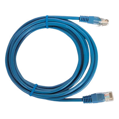 Cable de Parcheo UTP Cat5e / 0.5 m (1.64 ft) / Azul / RJ45 / 100 Ohm