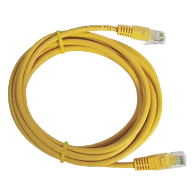 Cable de Parcheo UTP Cat5e / 7.0 m (22.97 ft) / RJ45 / Amarillo / 100 Ohm / 110+ Mbps