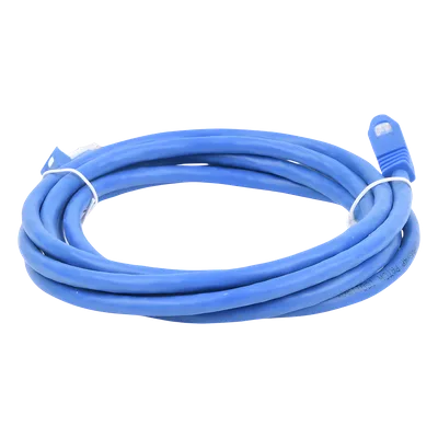 Cable de Parcheo UTP Cat6 / 2 Metros (6.56 Pies) / Azul / 1 Gbps / RJ45