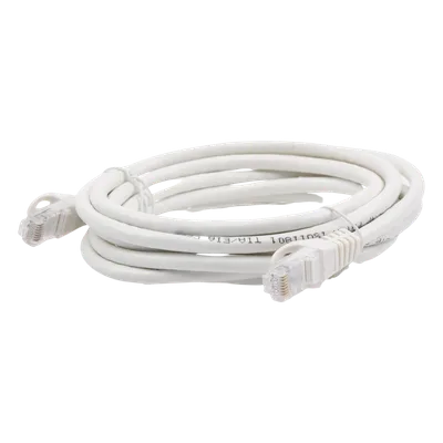 Cable de Parcheo UTP Cat6 / 3.0 m (9.84 ft) / 1 Gbps / RJ45 / Blanco