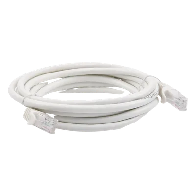 Cable de Parcheo UTP Cat6 / 3.0 m (9.84 ft) / 1 Gbps / RJ45 / Blanco