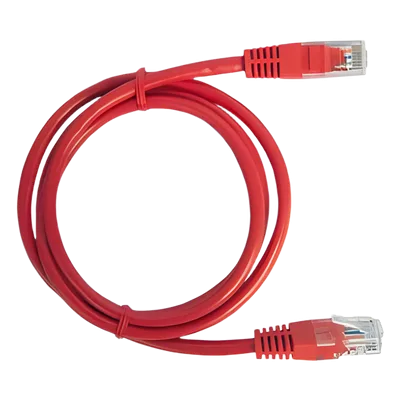 Cable de Parcheo UTP Cat6 / 7.0 m (23 pies) / 1 Gbps / 100 Ohm / RJ45 / Rojo